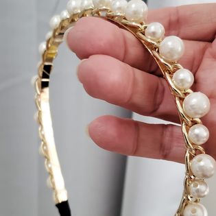 Diademas con Perlas Mixtas 6pcs