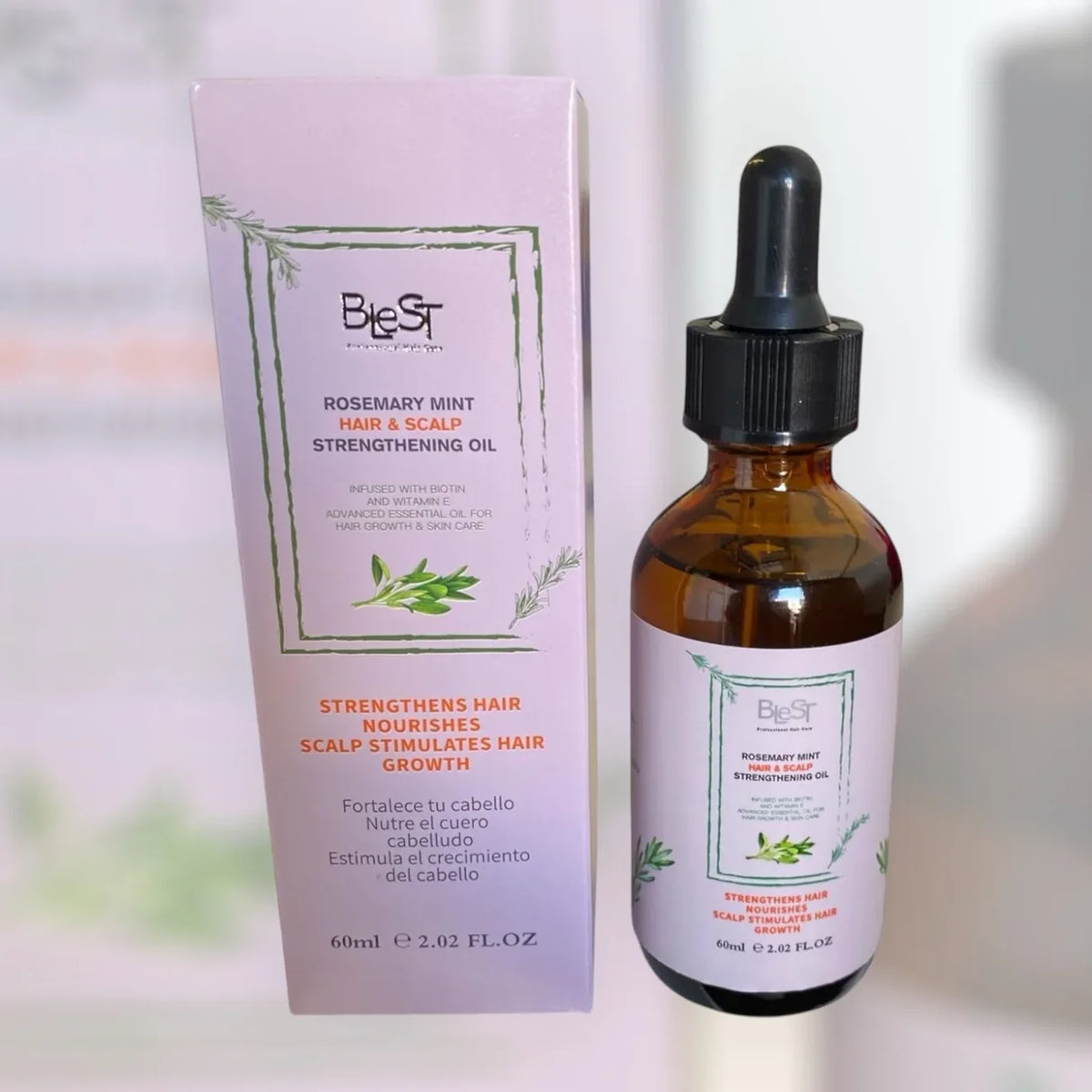 Blest Rosemary Mint Hair & Scalp Strenghtheningt Oil