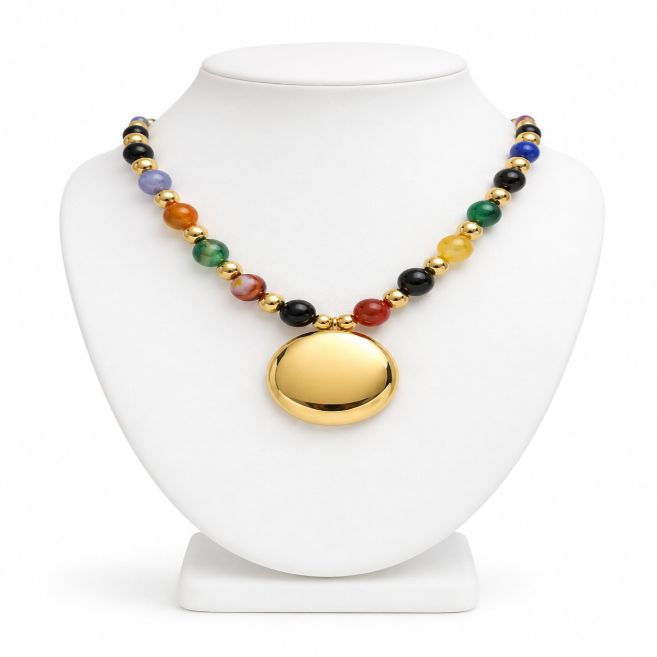 Collar Perlas Multicolor