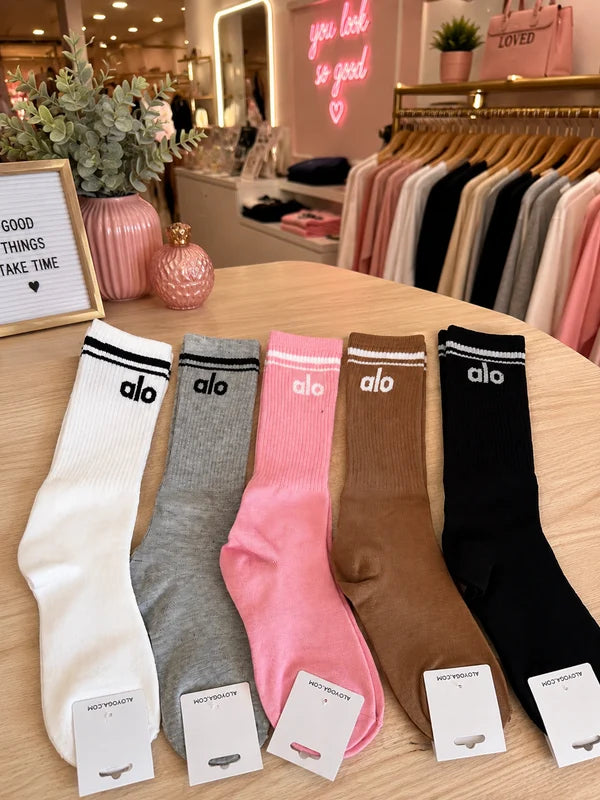 ALO Yoga Athletic Crew Socks