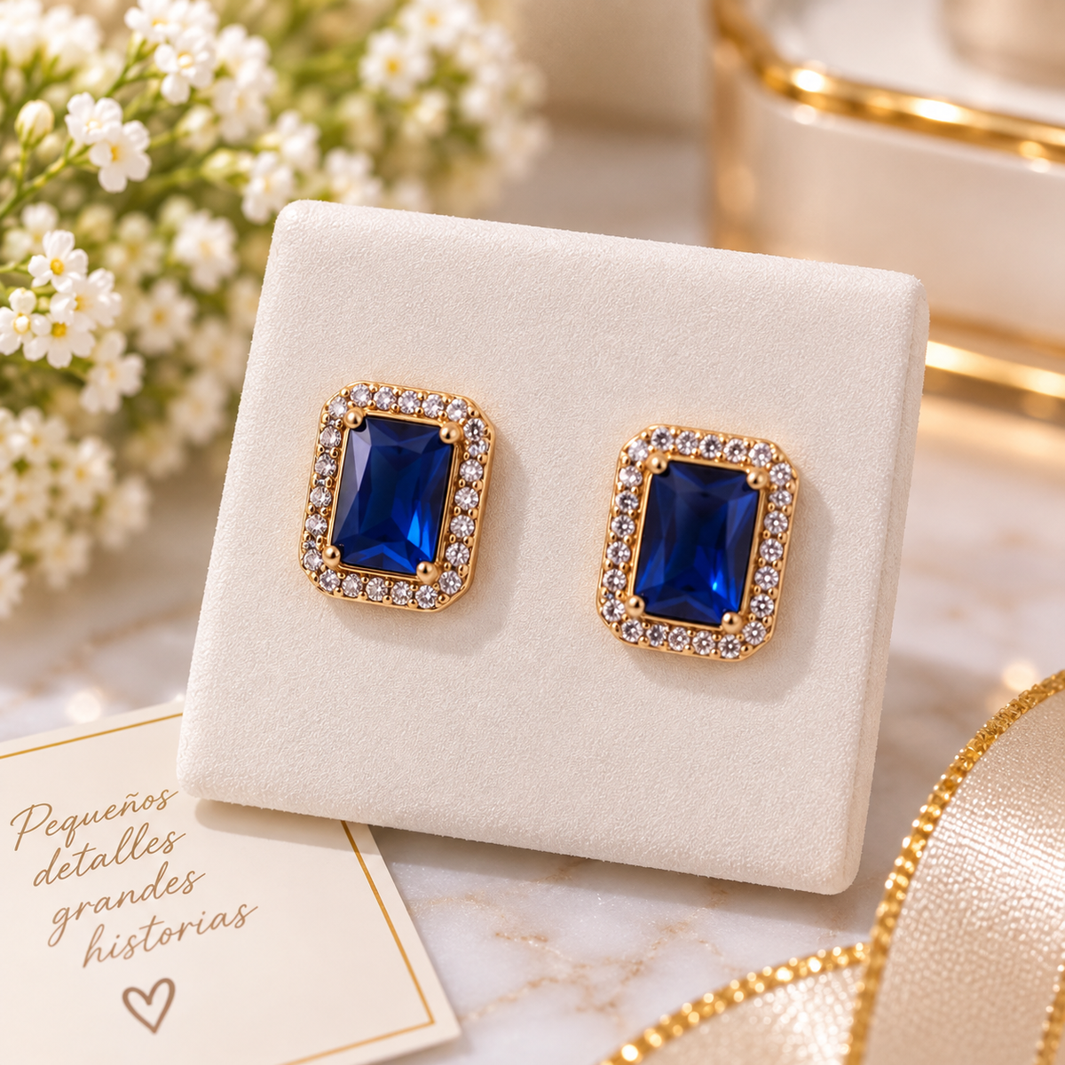 Mini Aretes en 14K Oro Laminado