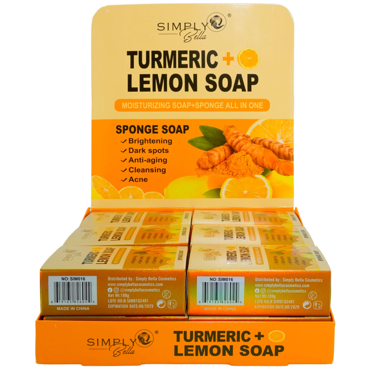 Simply Bella Turmeric + Lemon Soap