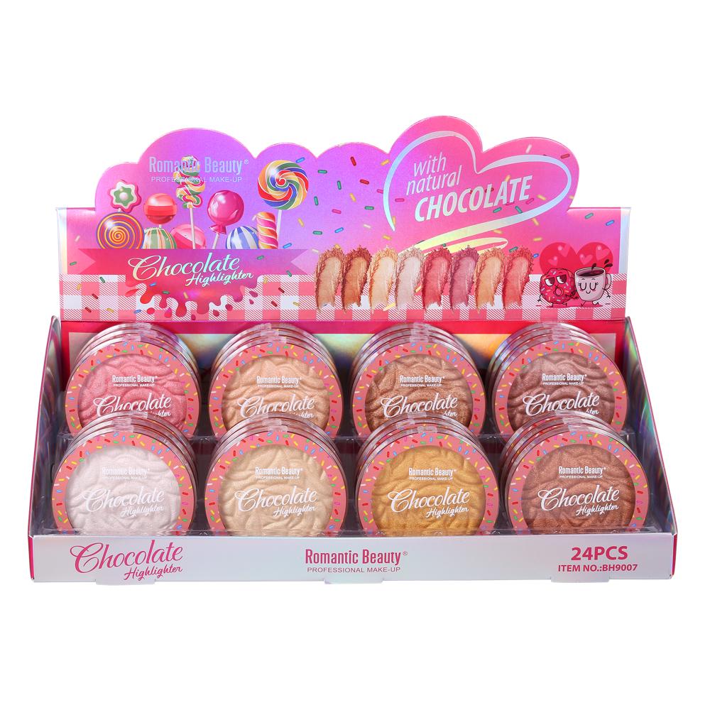 Romantic Beauty Chocolate Highlighter-Mixteado 6pcs