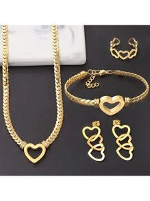 18K Gold Plated Lovely Set