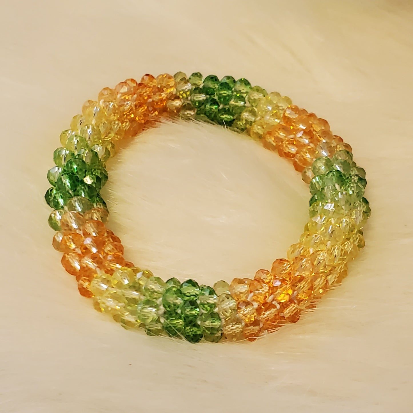 Pulseras Stretch con cuentas en cristal