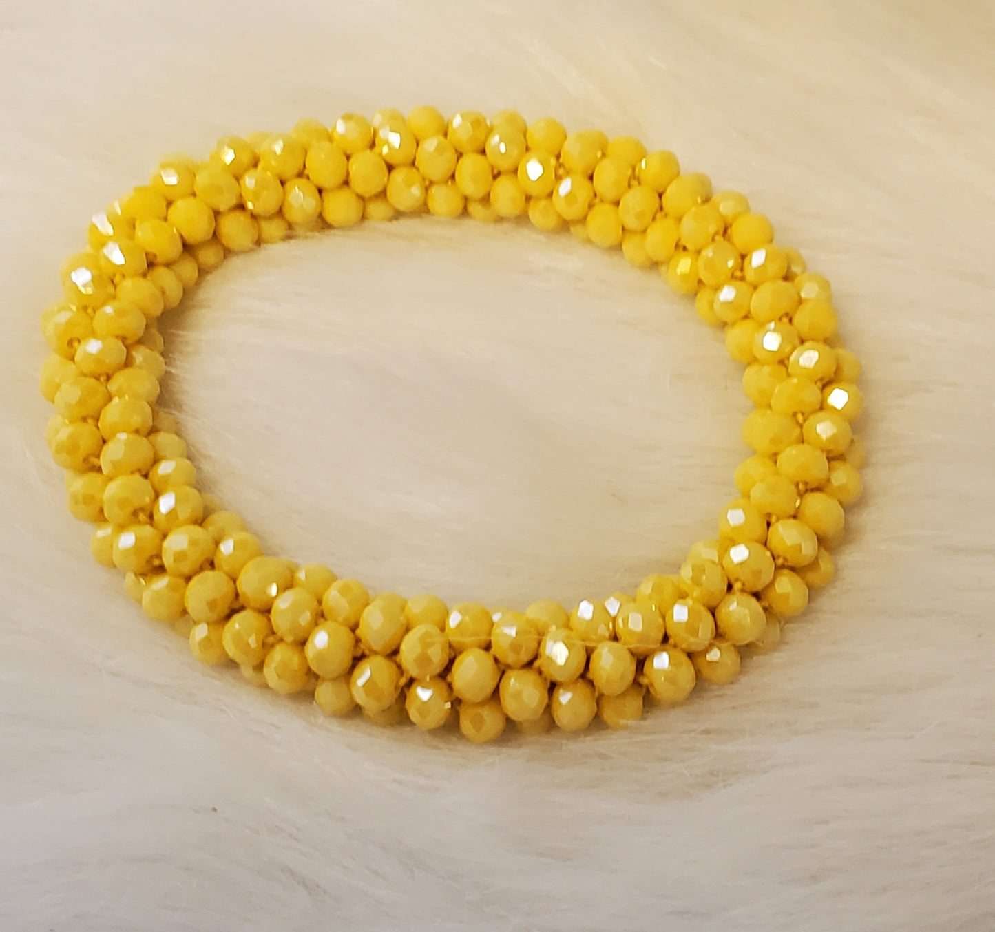 Pulseras Stretch con cuentas en cristal
