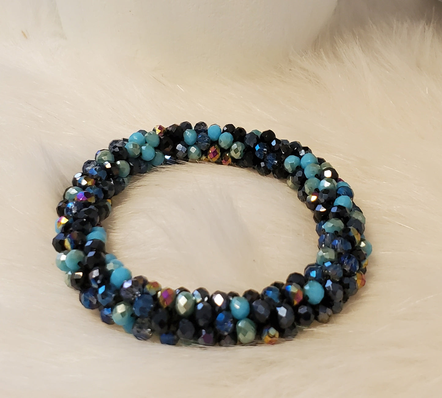 Pulseras Stretch con cuentas en cristal