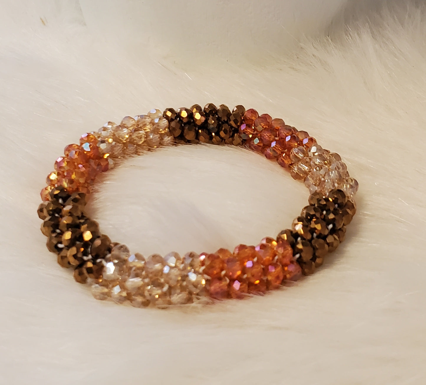 Pulseras Stretch con cuentas en cristal