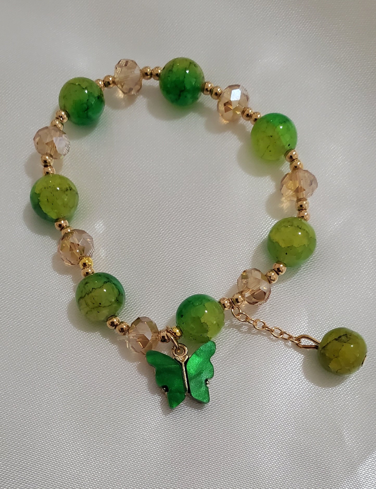 Stretch Crystal Butterfly Stretch Bracelet