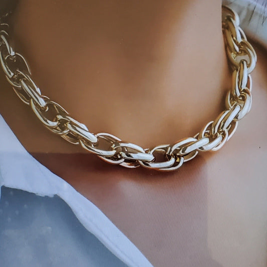 Collar de Cadena Trenzada