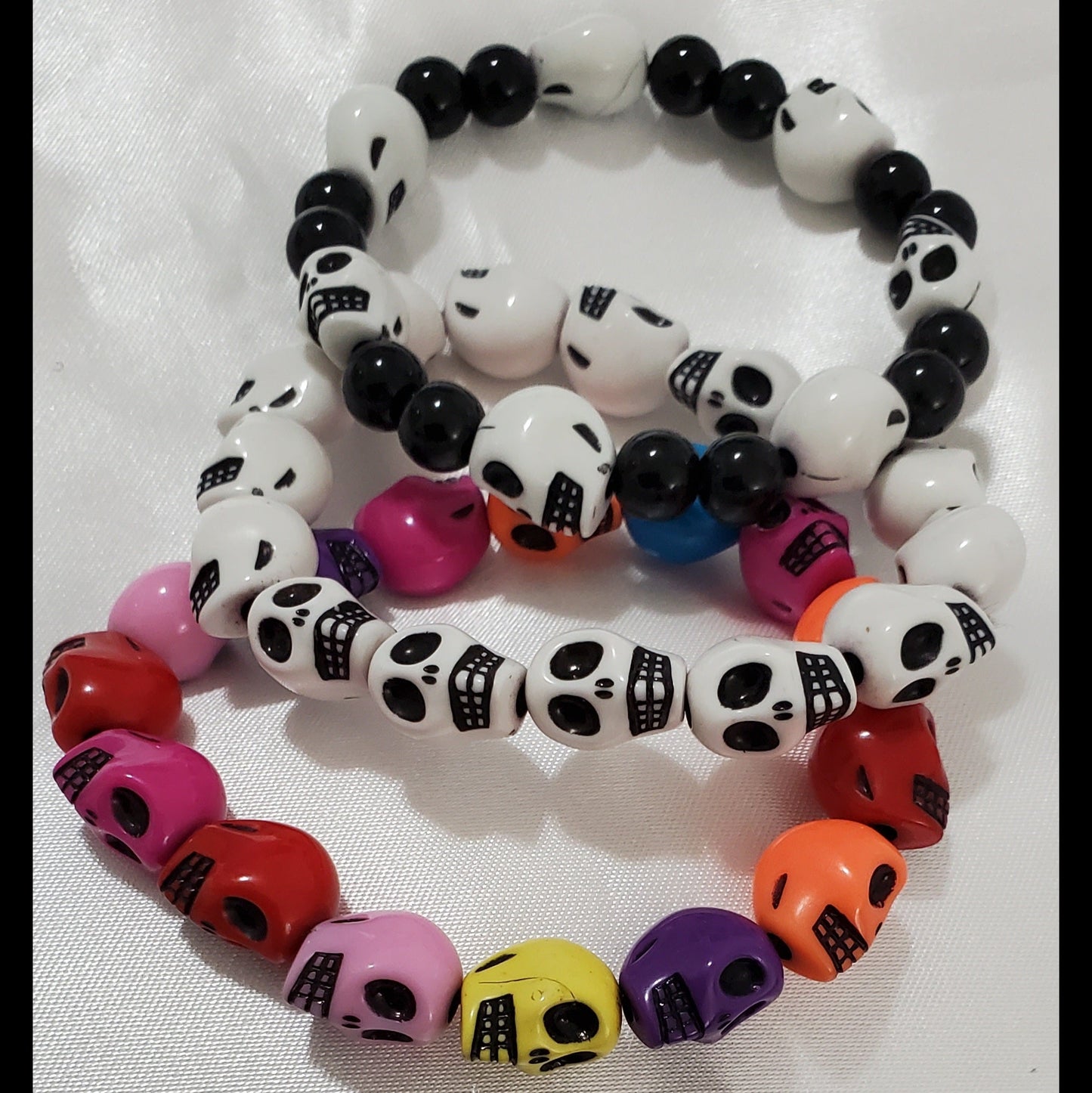 3pcs Stretch Pulseras unisex