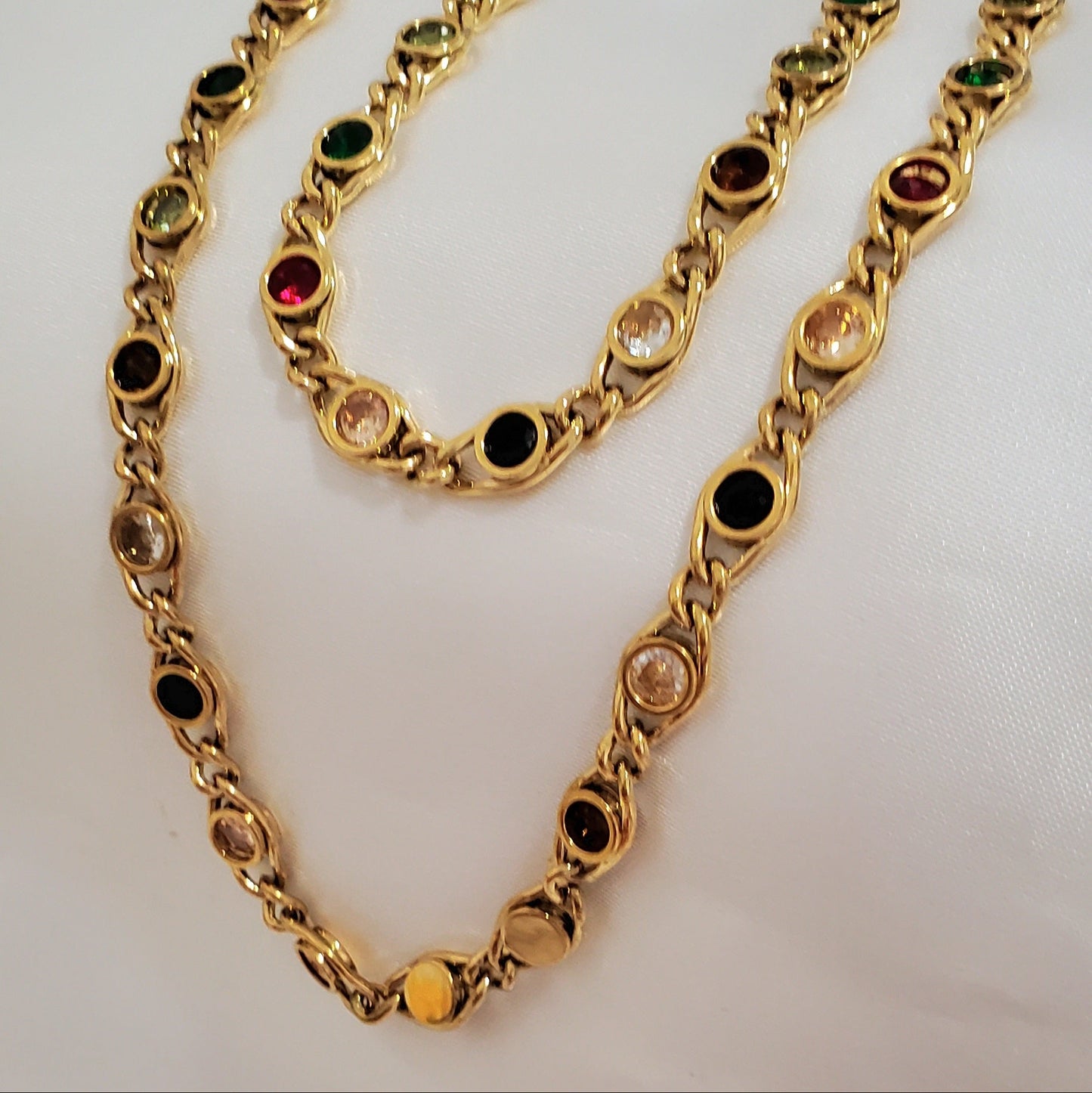 18K Gold Plated Stainless Steel Fish Eyes Jewelry Set