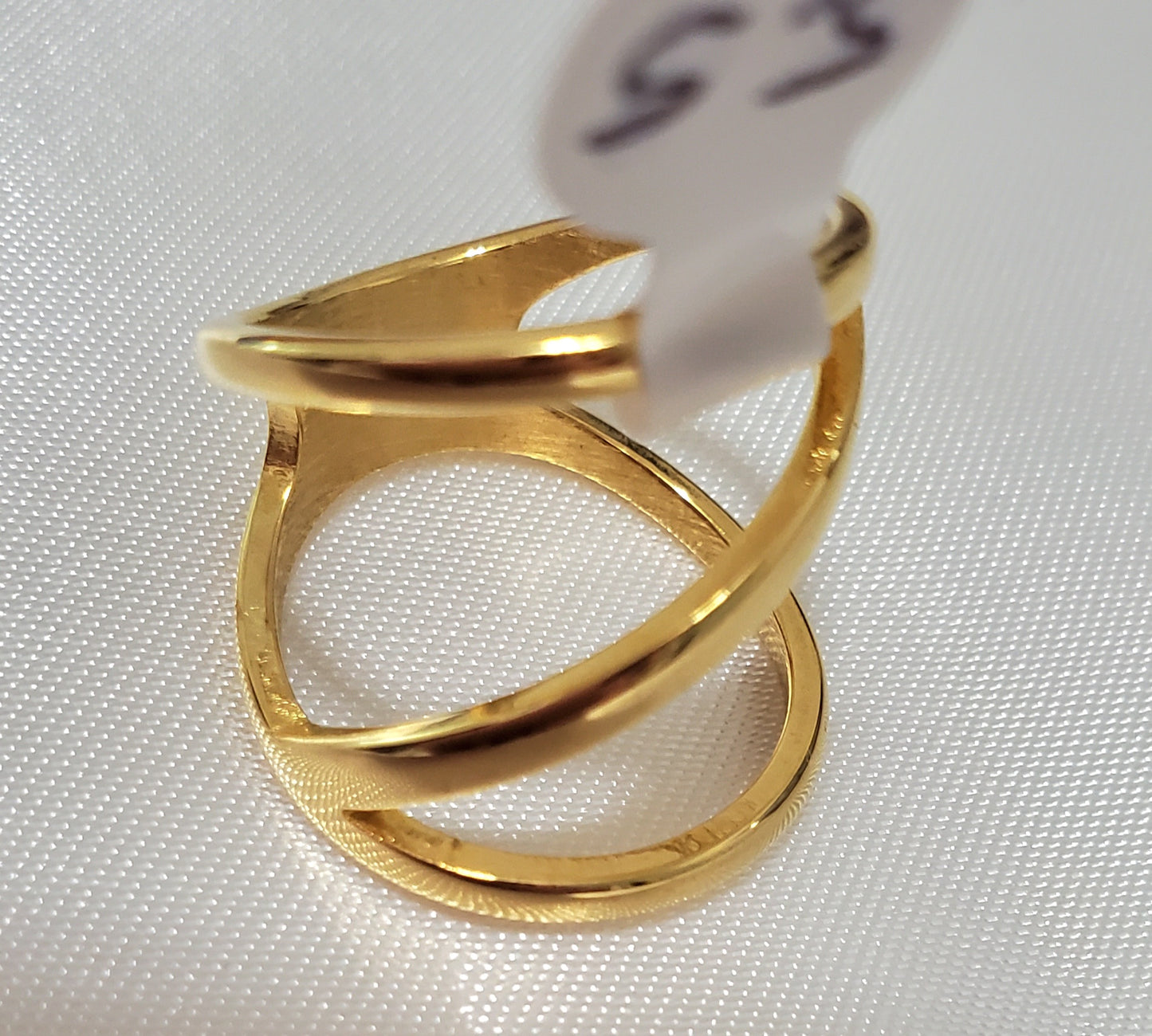 18K Gold Plated  Stainless Steel Women Elegant Ring