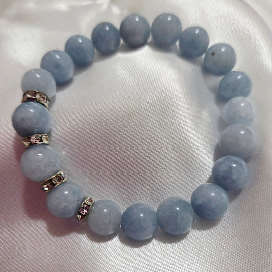 Aquamarine Natural Handmade Stone Bracelets
