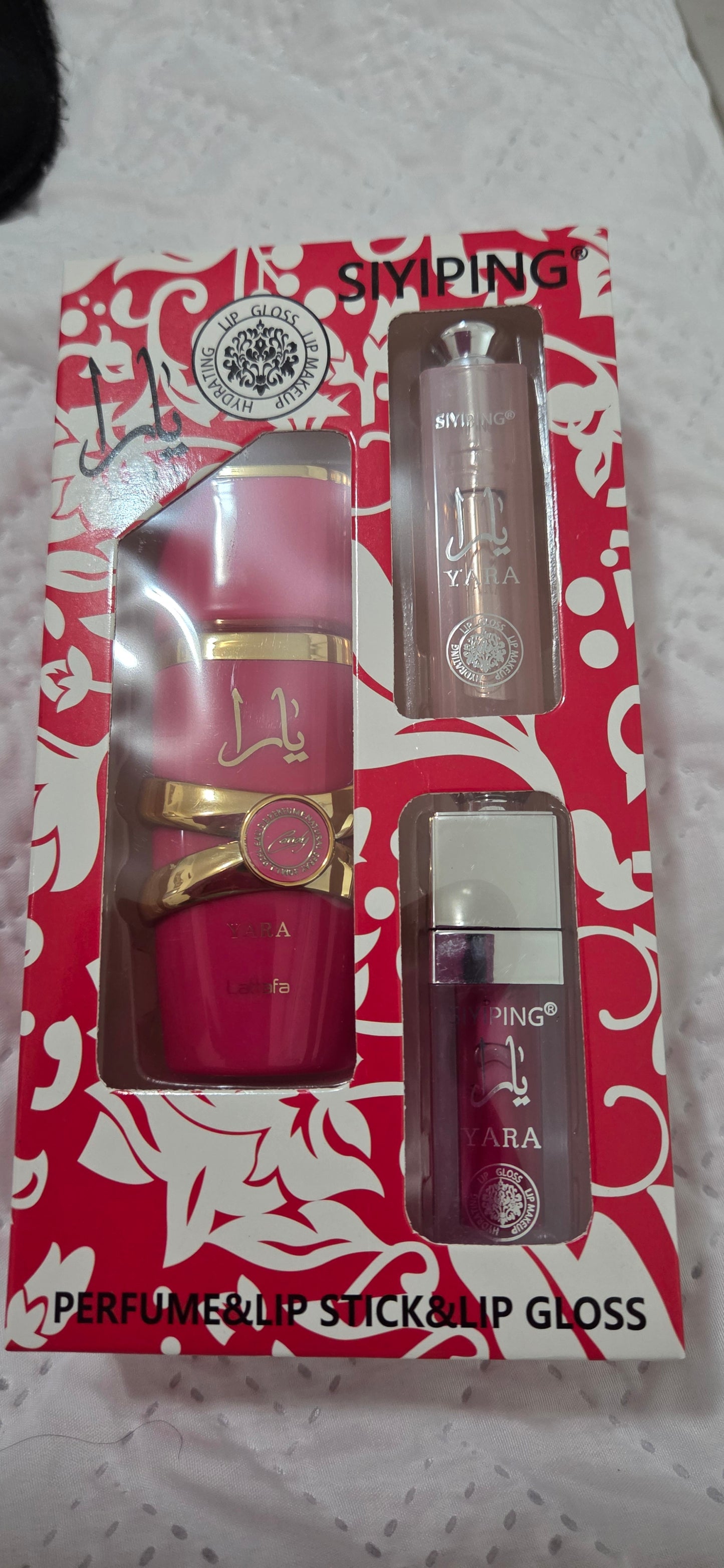 Yara Candy Perfume & Lip Stick & Lip Gloss