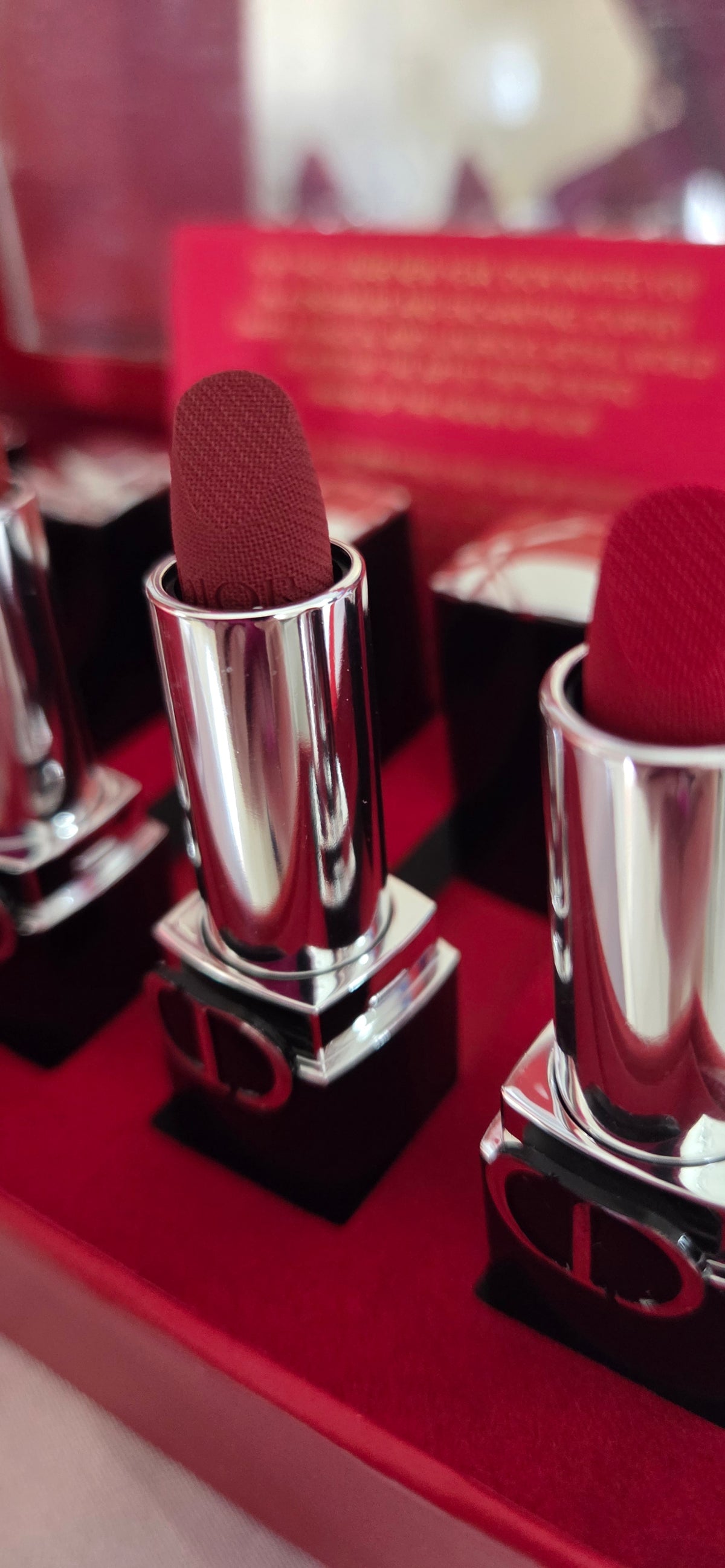 Estuche de Labiales al estilo Dior