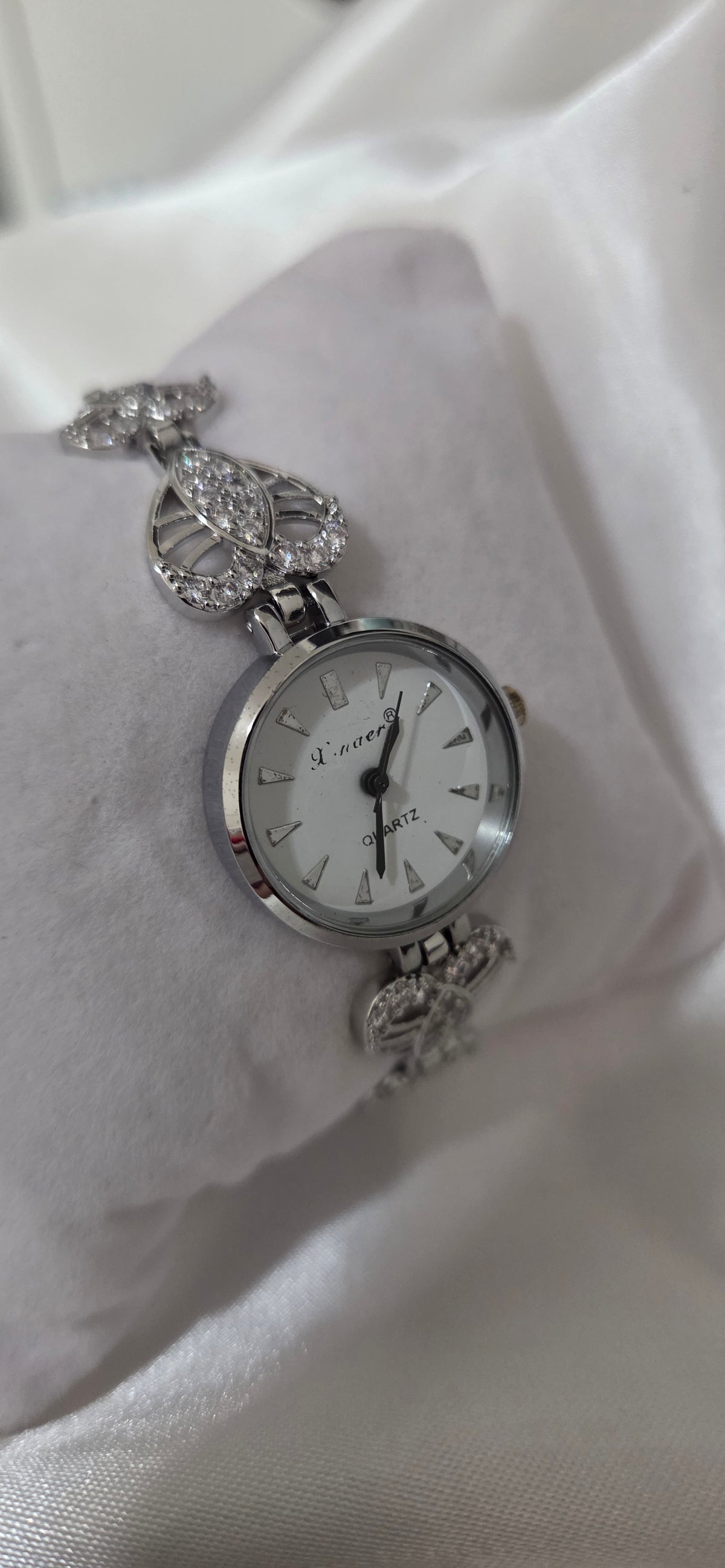 ⌚ Reloj para Dama Kingbe Stainless Steel con Detalles de Cristal