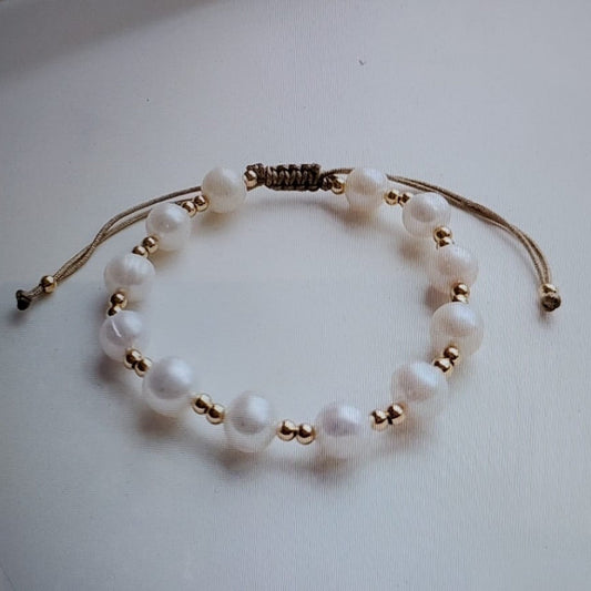 Pulsera Perlas Agua Dulce