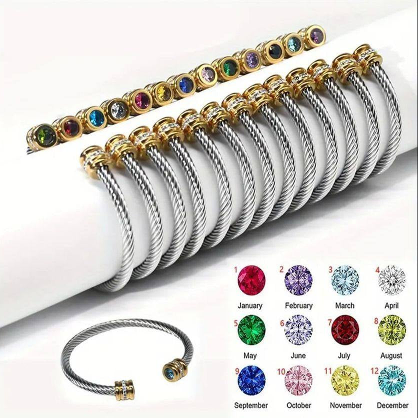 Birthday Stainless Steel Bracelets