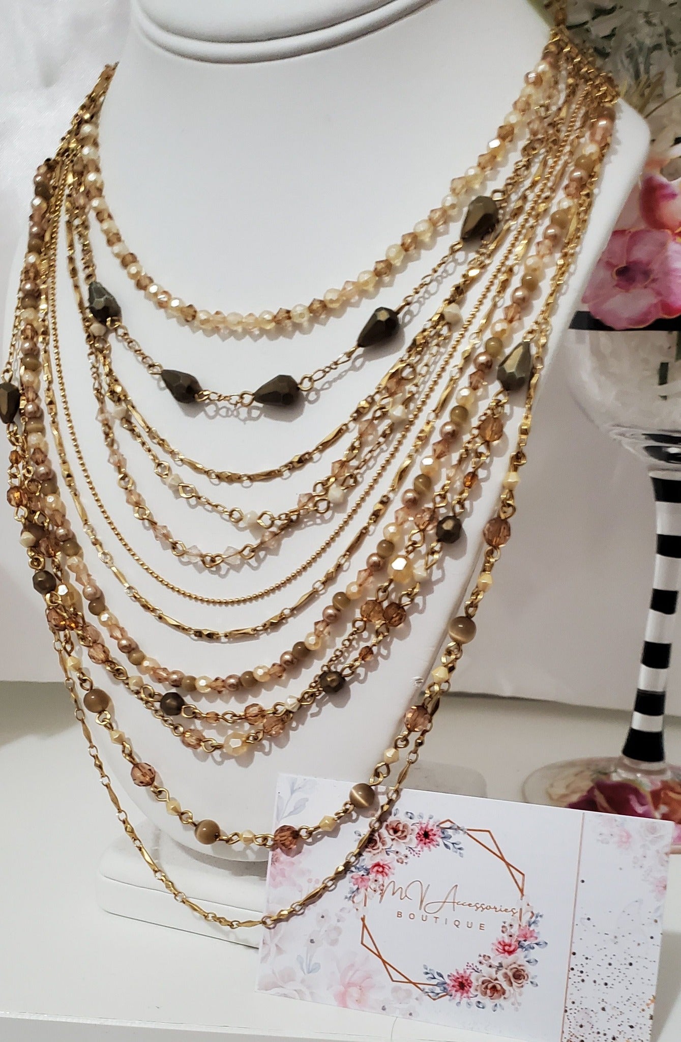 Multi Layer Chain Necklaces