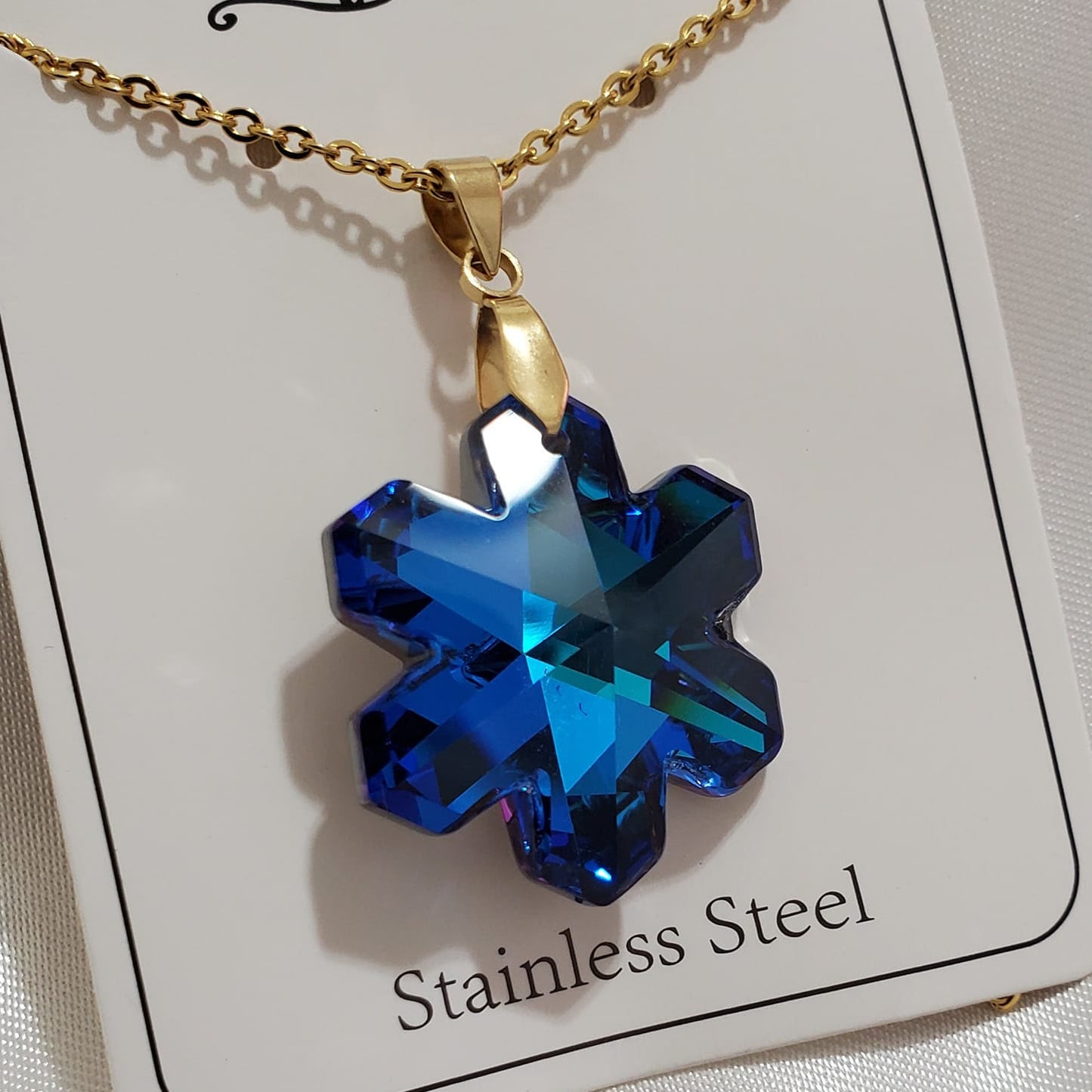 Stainless Steel Always Blue Necklace