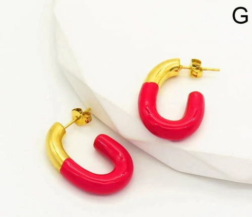 18K Gold Plated  Earrings