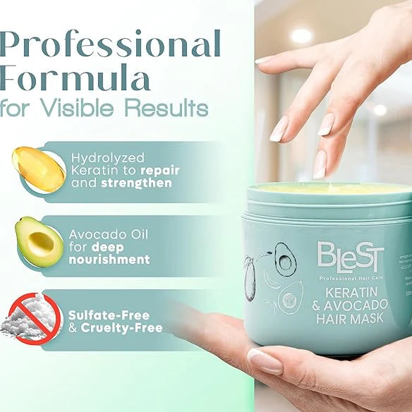 Blest Keratina & Avocado Hair Mask