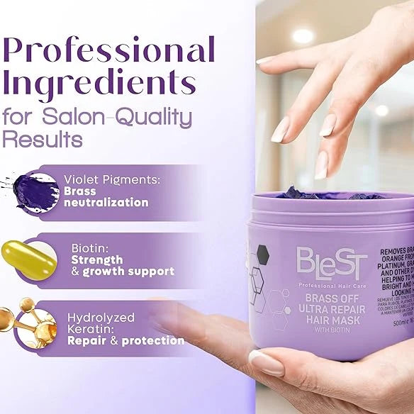 Blest Brass Off Hair Mask