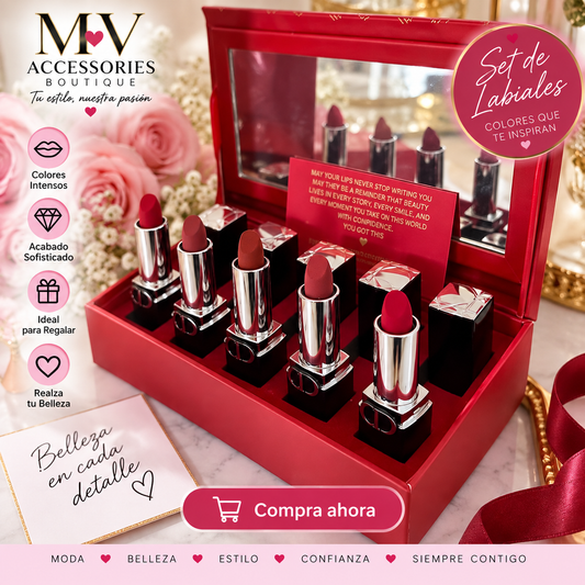 Estuche de Labiales al estilo Dior