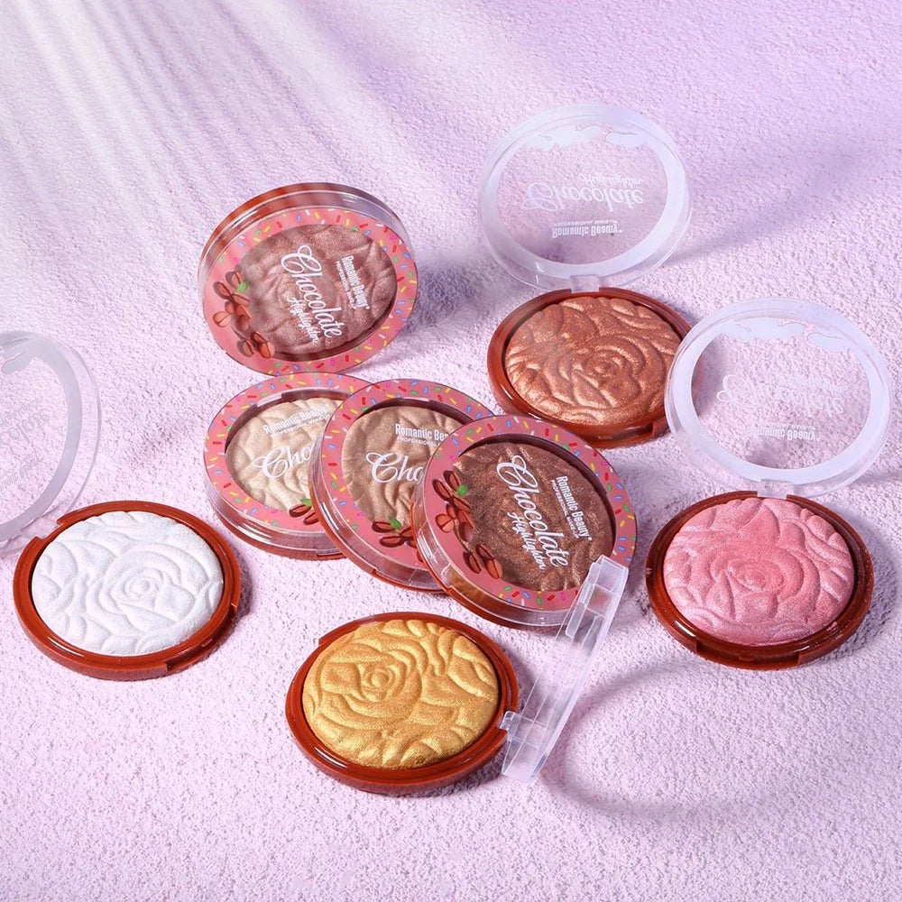 Romantic Beauty Chocolate Highlighter-Mixteado 6pcs