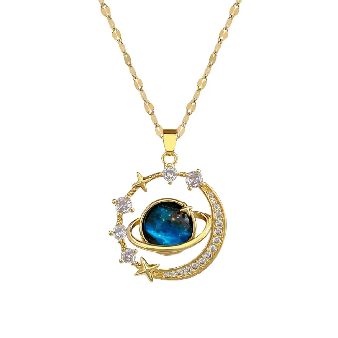 18K Gold Plated Moon Necklaces