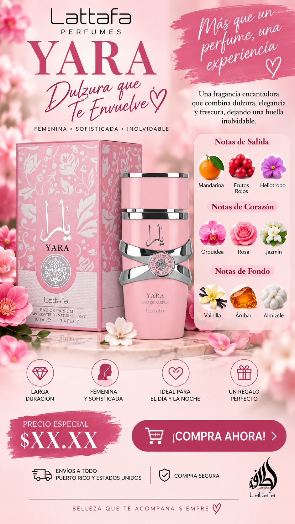 Lattafa Yara Pink