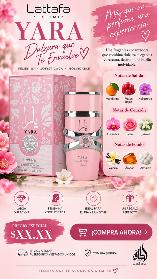 Lattafa Yara Pink