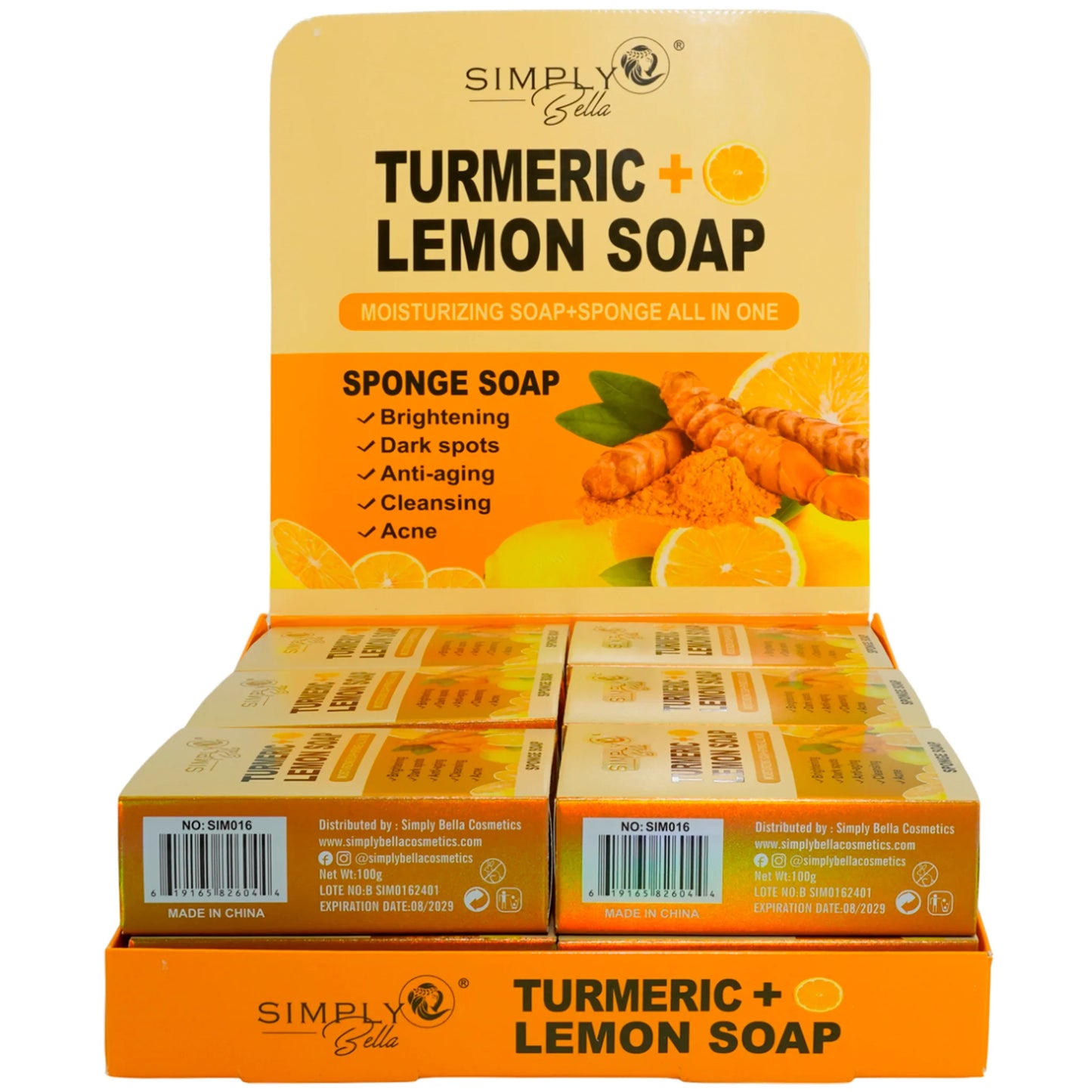 Simply Bella Turmeric + Lemon Soap