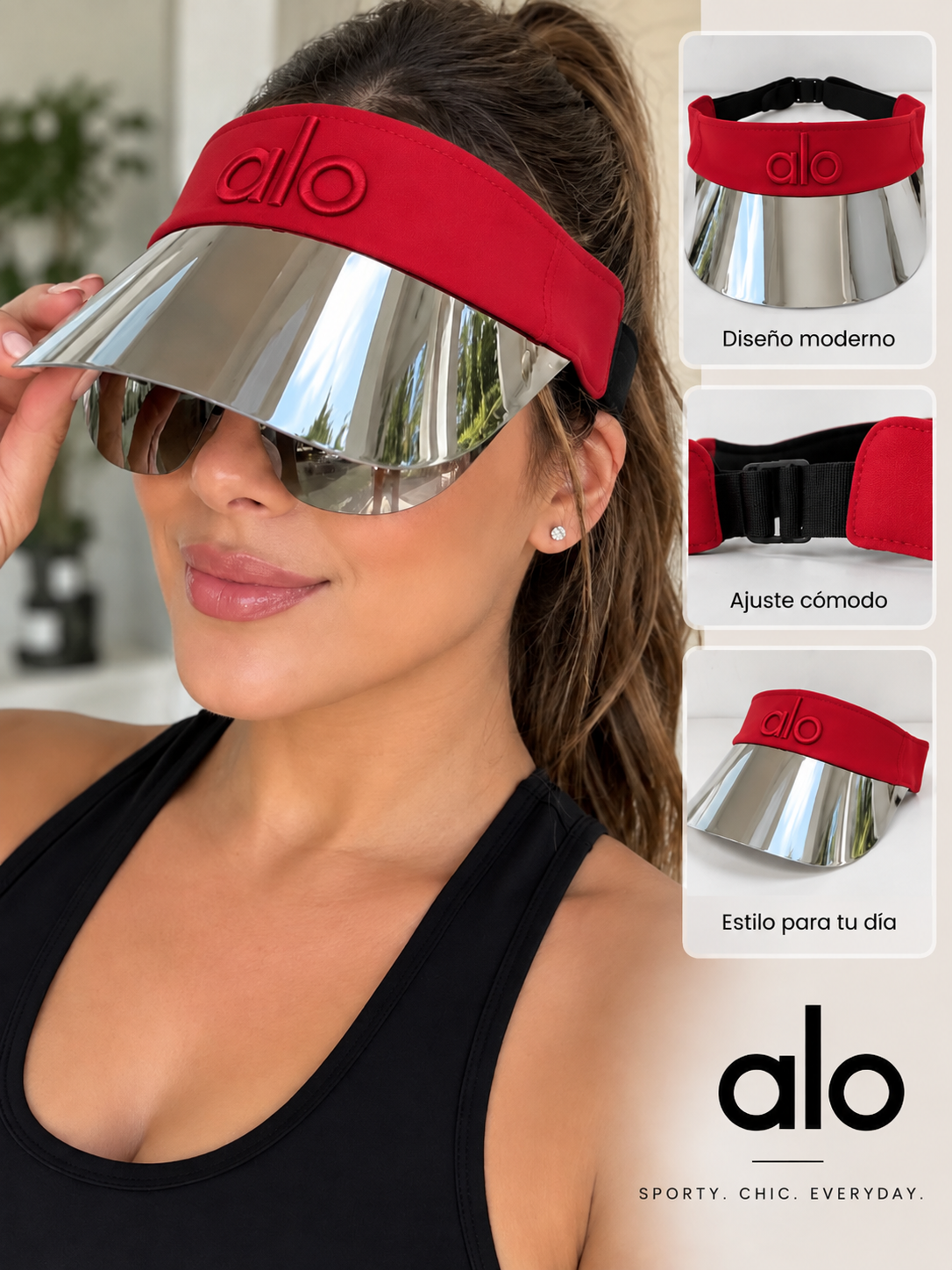 Alo Yoga Style Red Airlift Solar