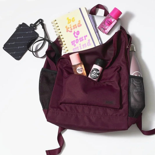 Victoria Secret Burgandy Color CLASSIC BACKPACK