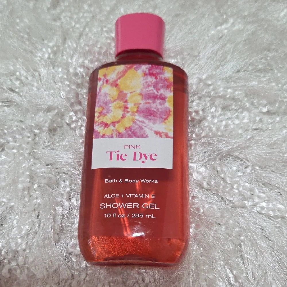 Bath & Body Work Pink Tie Dye Shower Gel