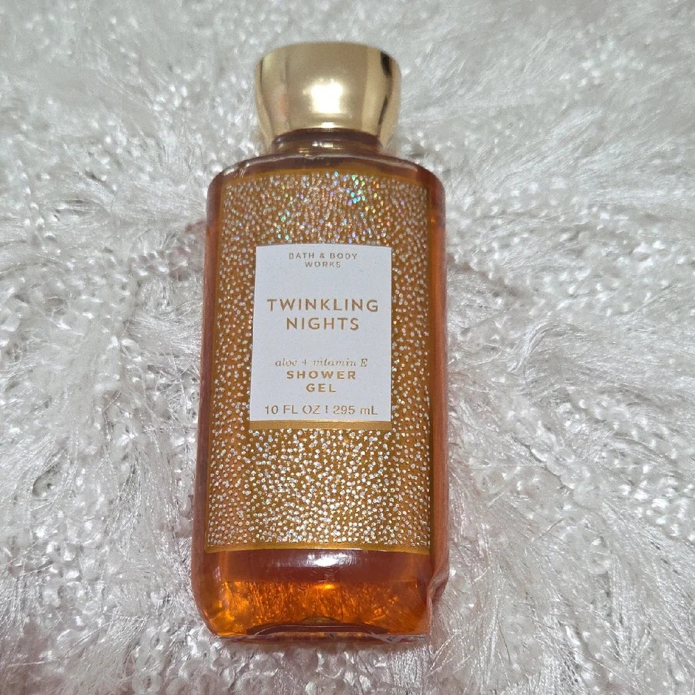 Bath & Body Work Twinkling Nights Gold Shower Gel