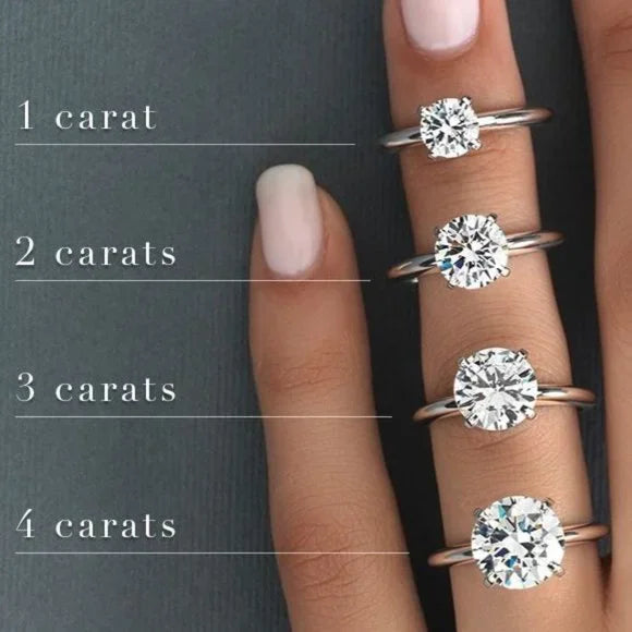 Certified  Moissanite 4.2 Sidestone Bridal Engagement Ring Set
